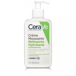 Cerave Crème moussante nettoyante hydratante visage - 236ml