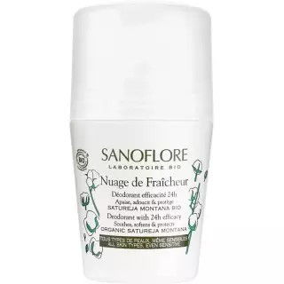 Sanoflore Déodorant efficacité 24h Nuage de Fraîcheur Bio - 50ml