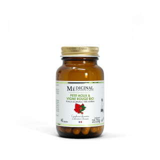 Médiprix Petit Houx / Vigne Rouge Bio - 45 gélules