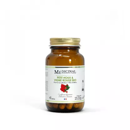 Médiprix Petit Houx / Vigne Rouge Bio - 45 gélules