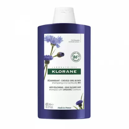 Klorane Shampoing déjaunissant à la Centaurée Bio - 400ml