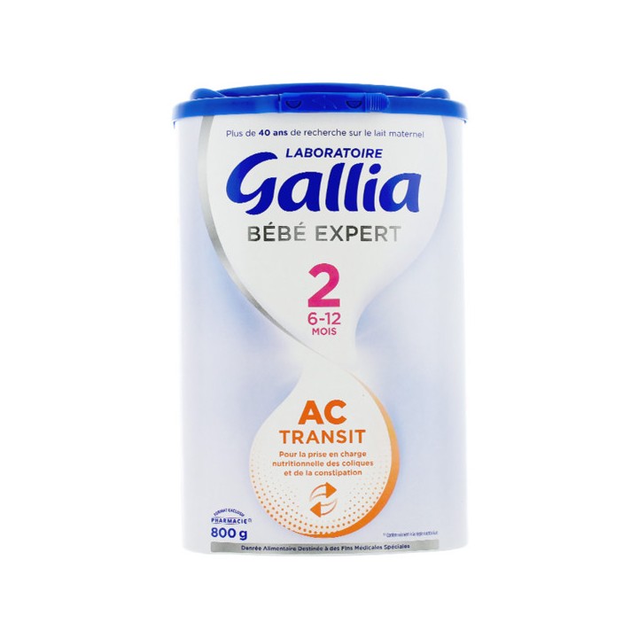 Gallia Bébé Expert AC transit lait 2ème âge - 800g