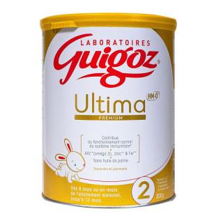 Guigoz Ultima 2 Premium lait 2ème âge - 800g