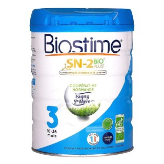 Biostime Lait de croissance SN-2 Bio plus 3ème âge - 800g