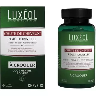 Luxéol Chute de cheveux réactionnelle - 30 comprimés à croquer