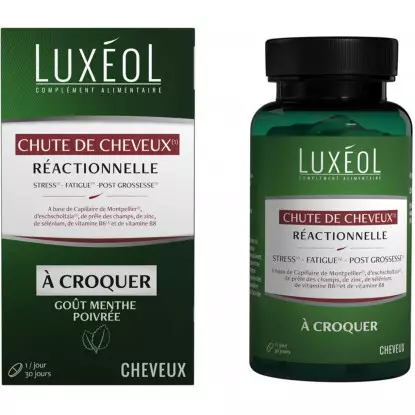 Luxéol Chute de cheveux réactionnelle - 30 comprimés à croquer