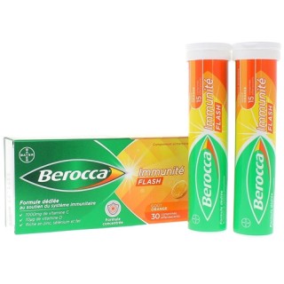 Berocca Immunité flash - 30 comprimés effervescents