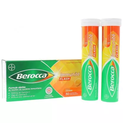 Berocca Immunité flash - 30 comprimés effervescents