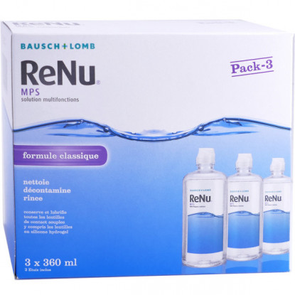 Bausch + Lomb ReNu MPS solution multifonctions - 3x360ml