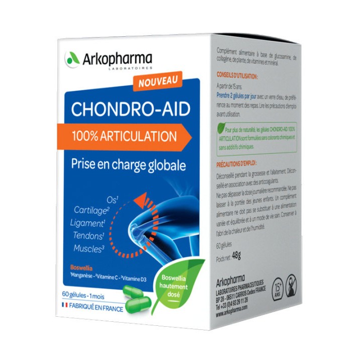 Arkopharma Chondro-Aid 100% Articulation - 120 gélules