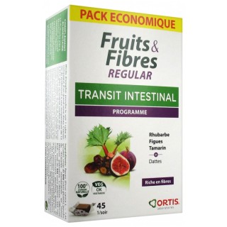 Ortis Fruits & Fibres Regular Transit intestinal - 45 cubes