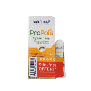 Ladrôme Propolis Spray nasal Bio 30 ml + Propolis stick'nez Bio 1ml Offert