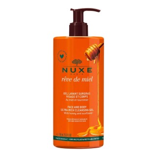 Nuxe Rêve de Miel Gel lavant surgras visage et corps - 750ml