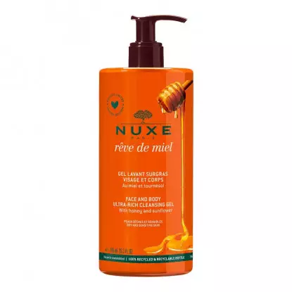 Nuxe Rêve de Miel Gel lavant surgras visage et corps - 750ml