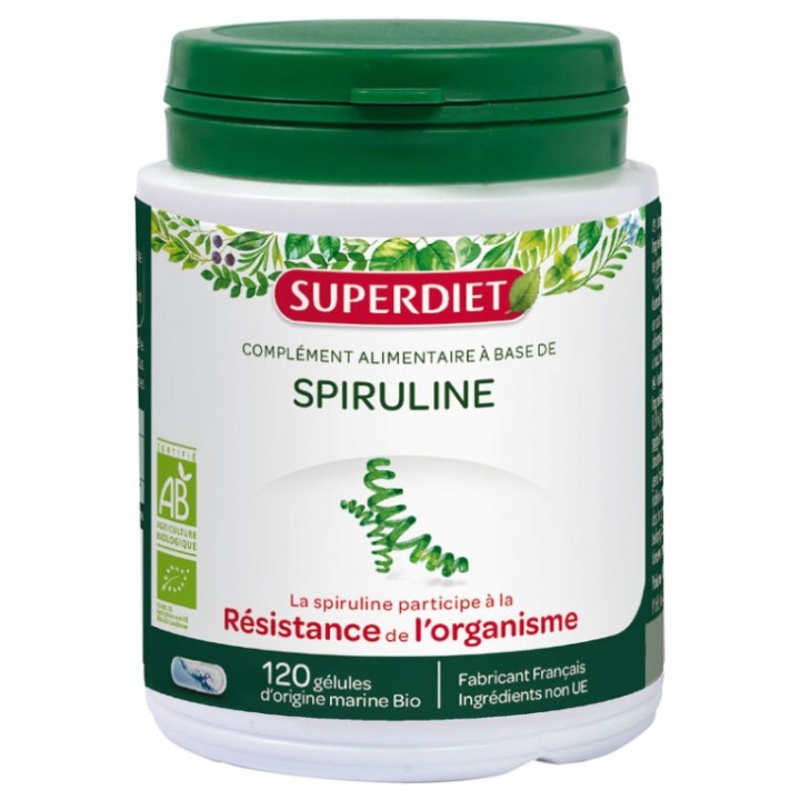 Super Diet Spiruline Bio - 120 gélules