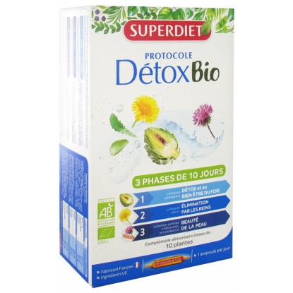 Super Diet Protocole Détox Bio - 30 ampoules