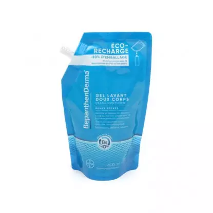 BepanthenDerma Gel lavant doux corps - Éco-recharge 400ml