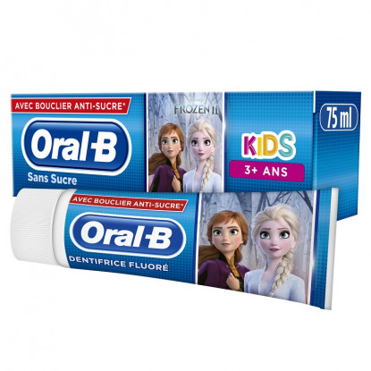 Oral B Kids Dentifrice fluoré sans sucre 3 ans - 75ml