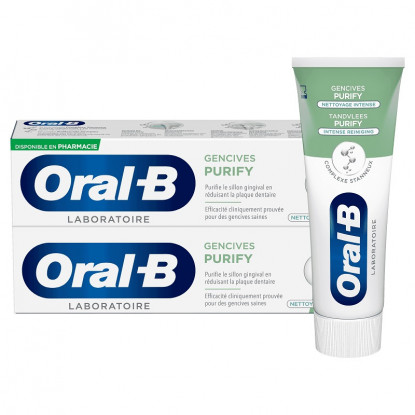 Oral B Dentifrice Gencives Purify - 2 x 75ml