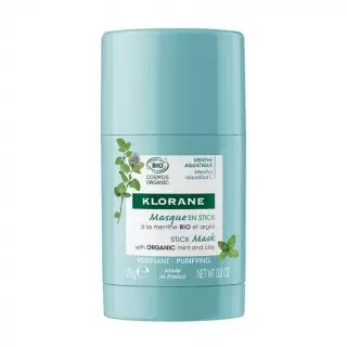 Klorane Masque en stick à la menthe Bio et argile - 25g