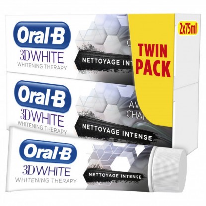 Oral B 3D White Dentifrice whitening - 2 x 75ml