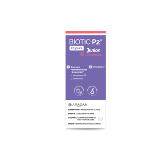 Aragan Biotic p2® junior défenses - 20 comprimés à croquer