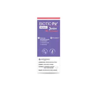Aragan Biotic p2® junior défenses - 20 comprimés à croquer