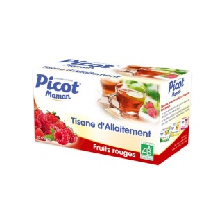 Picot Tisane d’allaitement Fruits rouges - 20 sachets
