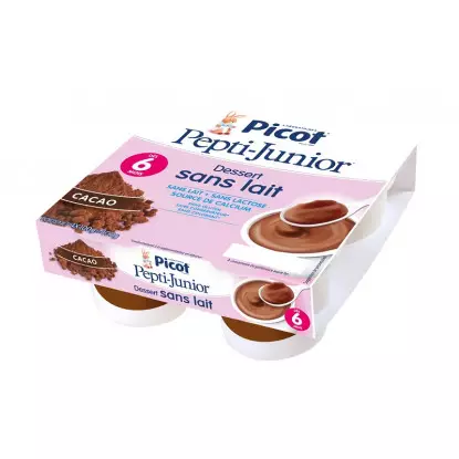 Picot Pepti Junior Dessert sans lait cacao dès 6 mois x 4