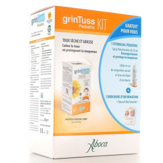 Aboca Grintuss Kit Pediatric toux sèche et grasse - Sirop + Spray nasal