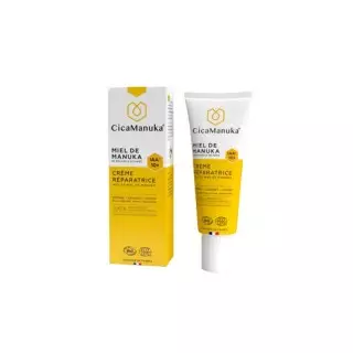 CicaManuka Crème réparatrice au miel de Manuka IAA10 + - 40ml