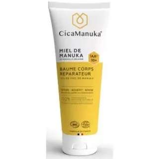 CicaManuka Baume corps réparateur au miel de Manuka IAA10 + Bio - 200ml