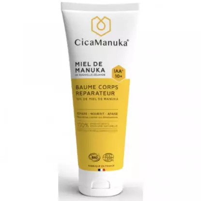 CicaManuka Baume corps réparateur au miel de Manuka IAA10 + Bio - 200ml