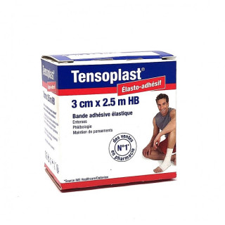 BSN Médical Tensoplast Bande adhésive élastique 3 cm x 2,5 m HB