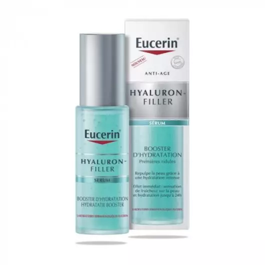 Eucerin Hyaluron-Filler Duo routine Sérum booster d'hydratation 30ml + Soin de jour pèche sèche 20ml Offert