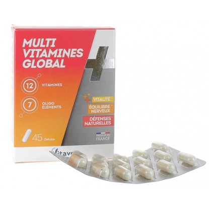 Nutrisanté Multi Vitamines Global - 45 gélules