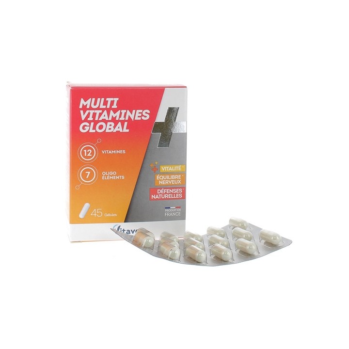 Nutrisanté Multi Vitamines Global - 45 gélules