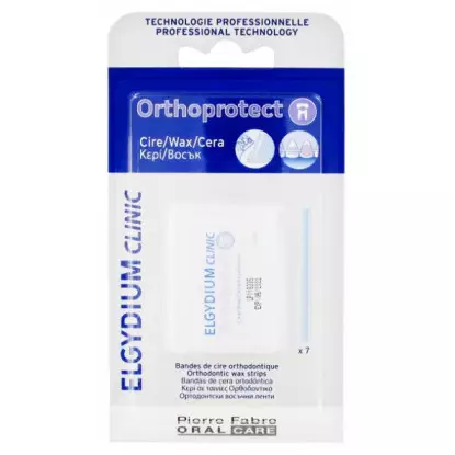 Elgydium Clinic Orthoprotect - 7 bandes de cire orthodontique