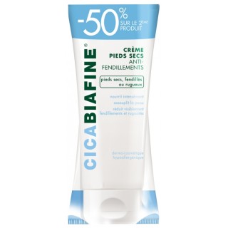 Cicabiafine Crème pieds secs anti-fendillements - Lot de 2 x 100ml