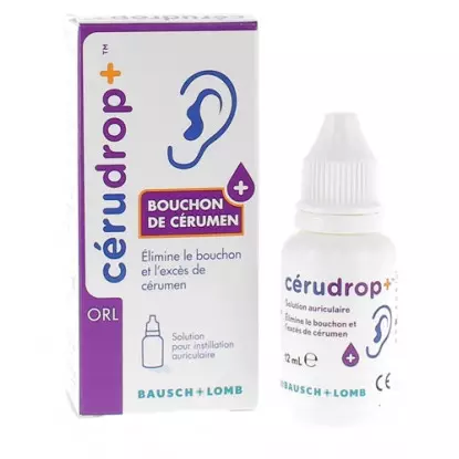 Bausch + Lomb CeruDrop+ Solution auriculaire - 12ml