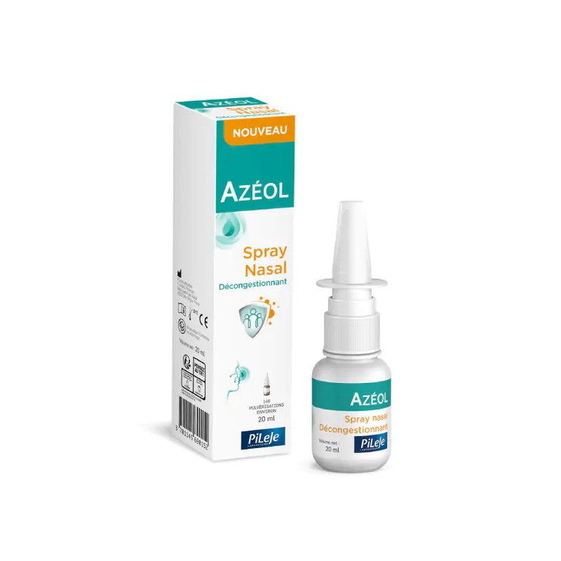 Spray nasal Azéol Pileje - Rhume, rhinite et rhino-sinusite - 20ml