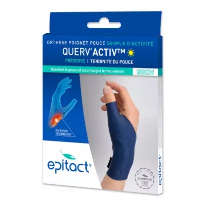 Epitact Querv'activ Orthèse de poignet souple d’activité droit - Taille M