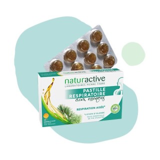 Naturactive Pastille respiratoire aux essences - 24 pastilles