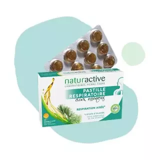 Naturactive Pastille respiratoire aux essences - 24 pastilles