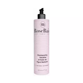 RoseBaie Shampoing kératine et huile de figue de barbarie - 500ml