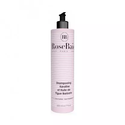RoseBaie Shampoing kératine et huile de figue de barbarie - 500ml