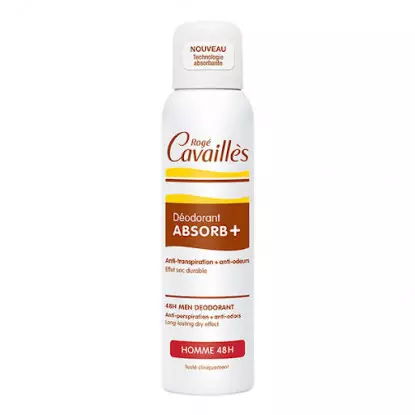 Rogé Cavaillès Absorb+ Déodorant homme 48h en spray - 150ml