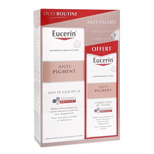 Eucerin Crème de jour anti-pigment SPF30 - 50ml + 1 correcteur pigmentaire 5 ml Offert