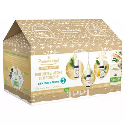 Puressentiel Aroma Expert Mon Coffret Aroma Do It Yourself Rituel bien-être et forme Bio