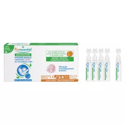 Puressentiel Unidoses bébé au Calendula Bio - 30 unidoses de 5 ml